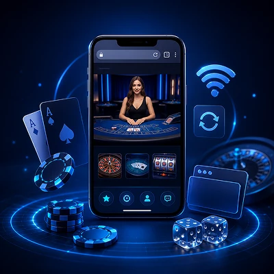 Session mobile stable sur casino sans téléchargement