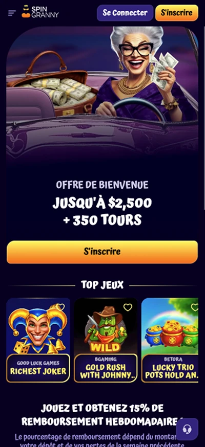 Interface mobile Spingranny