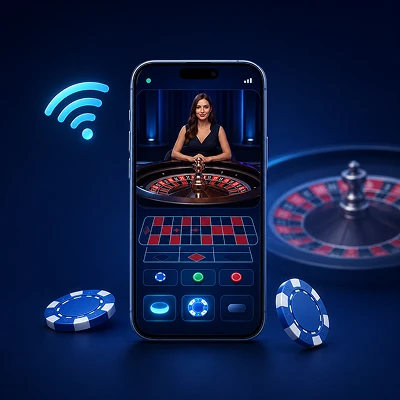 Streaming live casino mobile sur smartphone